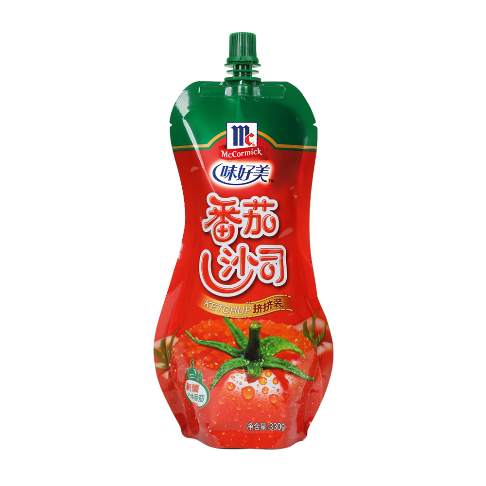 【天猫超市】味好美 番茄沙司挤挤装330g/袋 新鲜美味挤出来
