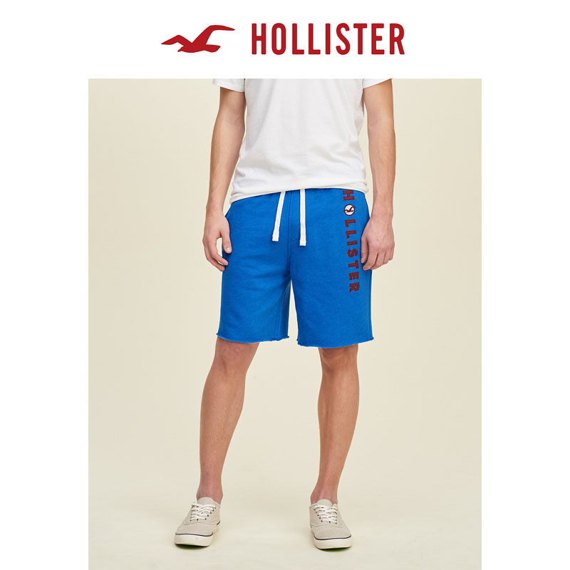 Hollister 图案抓绒慢跑短裤 男 111006