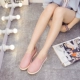 Đôi giày thời trang Hàn Quốc chống trượt chân nông đi mưa nữ ống ngắn học sinh phẳng thấp giày nước thấp quá khổ giày công sở nhà bếp