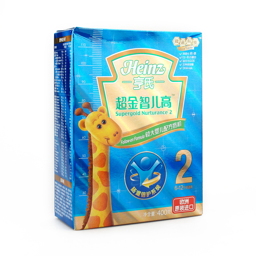 15年1月 亨氏 2段400g 超金智儿高幼儿奶粉 HS7995