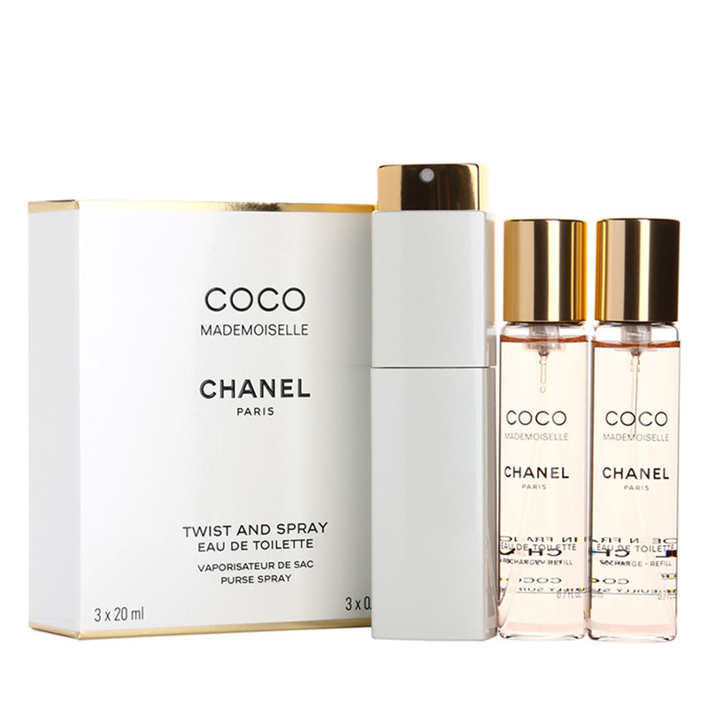 Chanel香奈儿coco可可小姐女士淡香水20ml*3便携旅行套装