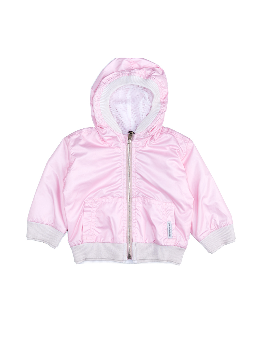 Dolce&Gabbana 浅粉色连帽防风外套