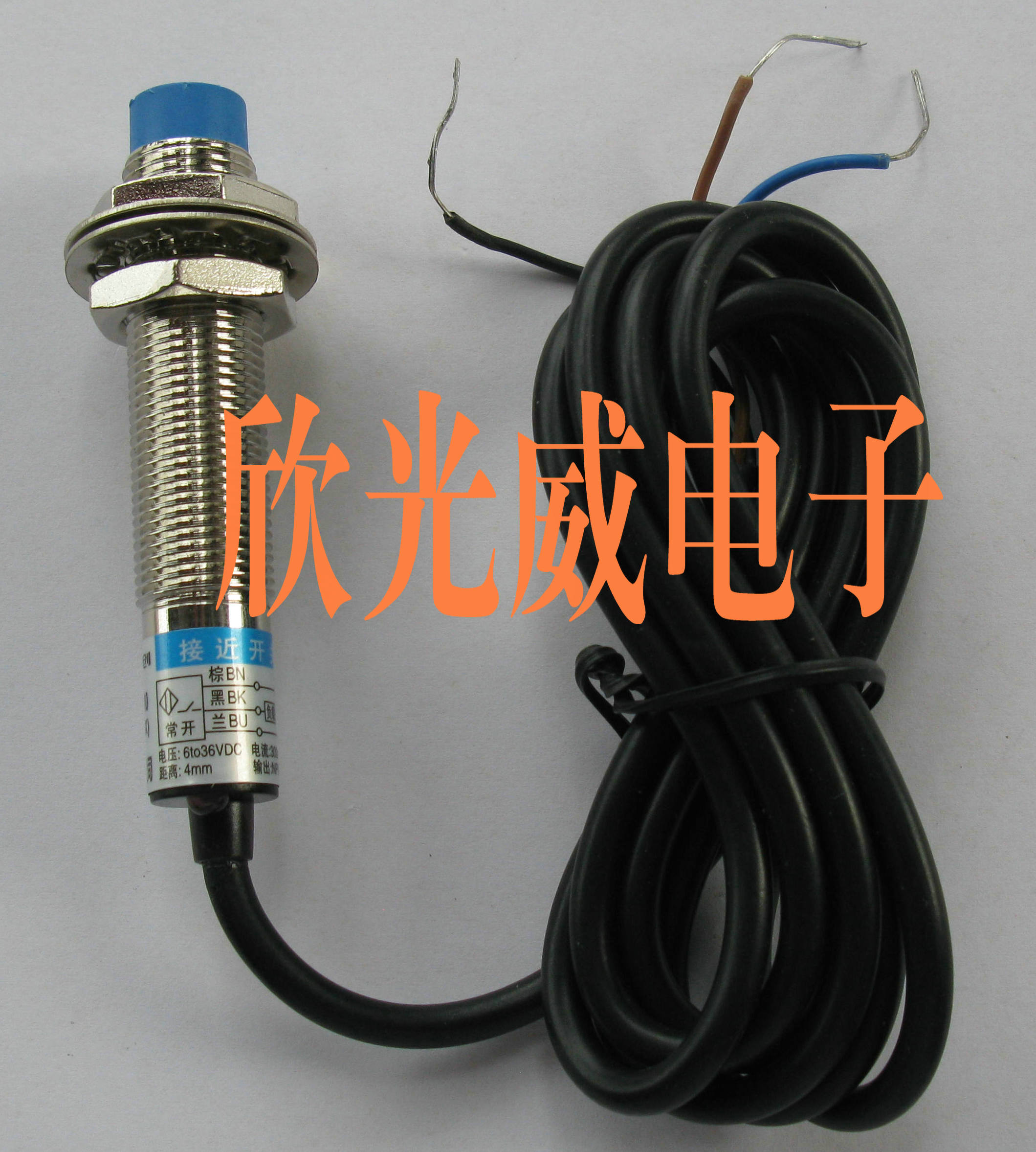 Metal sensor proximity switch LJ12A3-4-Z BX three-wire NPN normally open 6-36V