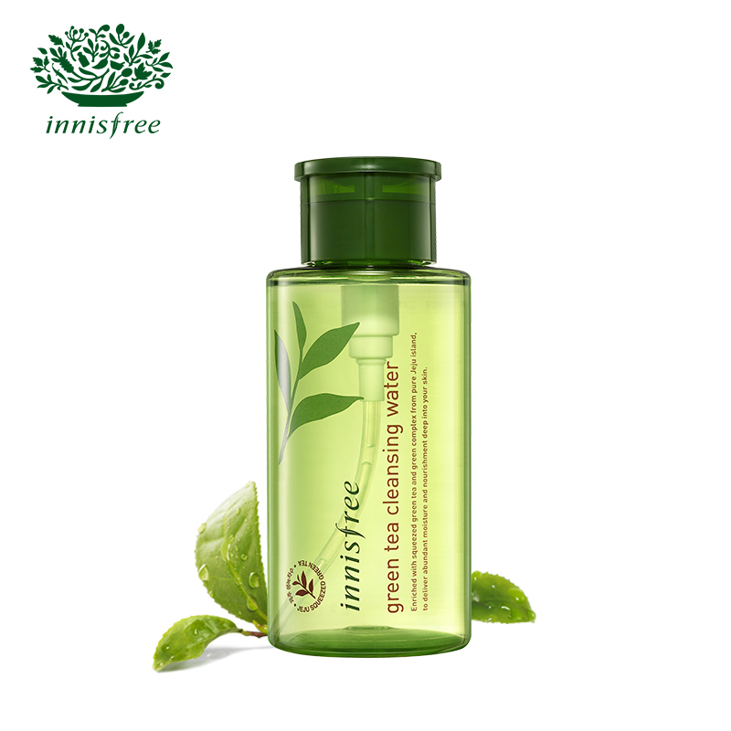 innisfree/悦诗风吟绿茶保湿卸妆液卸妆油 温和深层清洁眼唇可用
