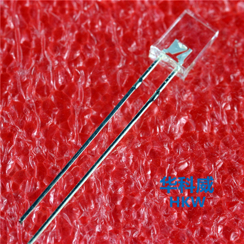 Rectangular white hair green light (cu-green) LED light 2 * 5 * 7 LED