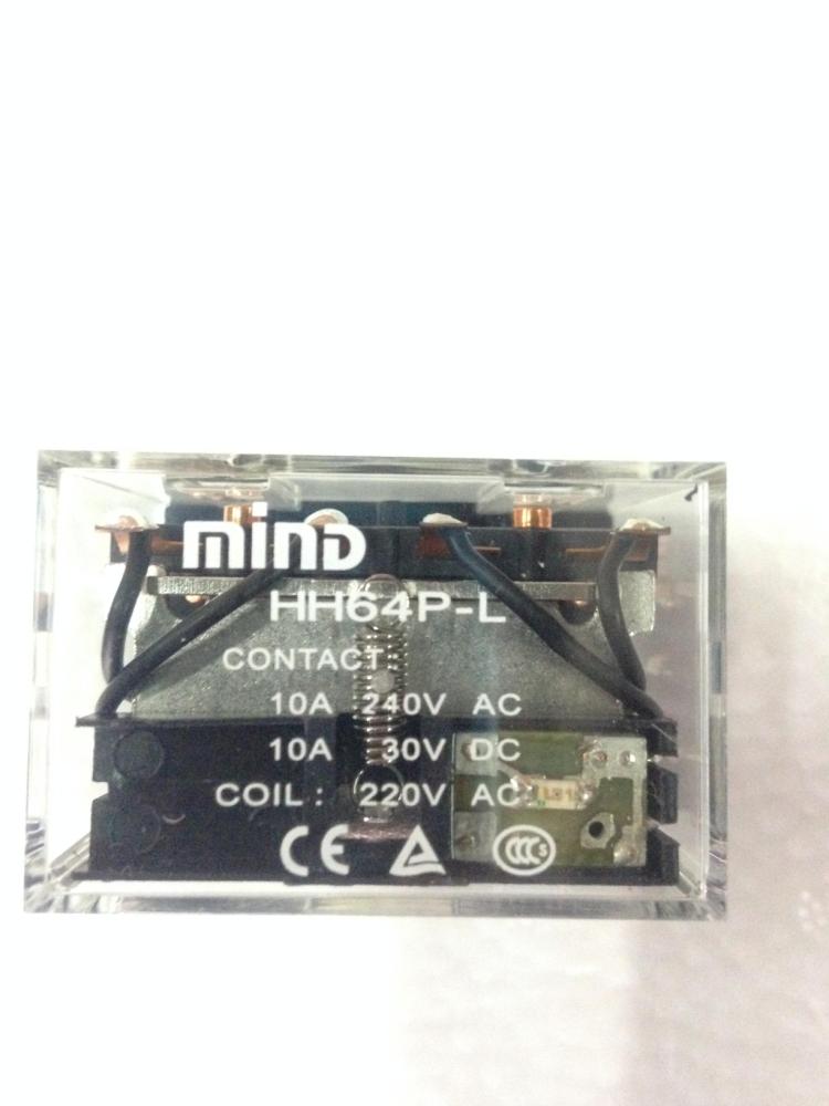 Direct marketing HH64PL AC220V large current 10A with lamp without Siminda small electromagnetic relay manufacturer