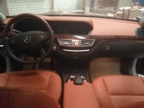 Mercedes-Benz S400 interior refurbished interior modification package leather seat roof refurbishment bag seat cover steering wheel