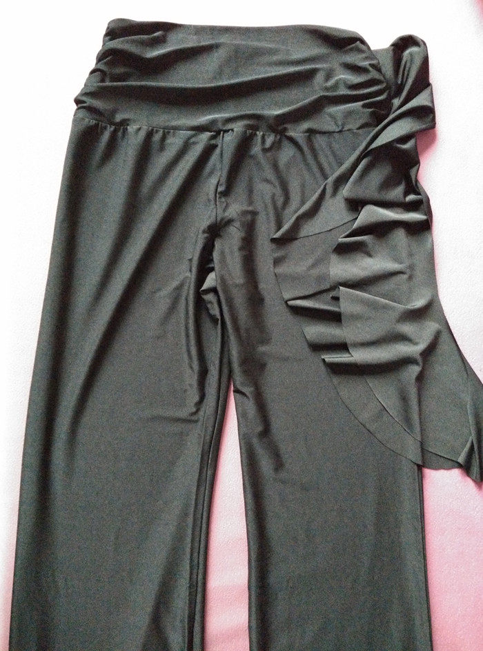 Wuhan modern practice pants custom modern dance pants black ladies dance pants