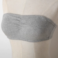 Spot Hàn Quốc mùa hè ngực nhỏ ống top bra quây cotton cô gái quấn ngực đồ lót chạm đáy chống sáng với miếng đệm ngực - Ống áo bra ống không dây