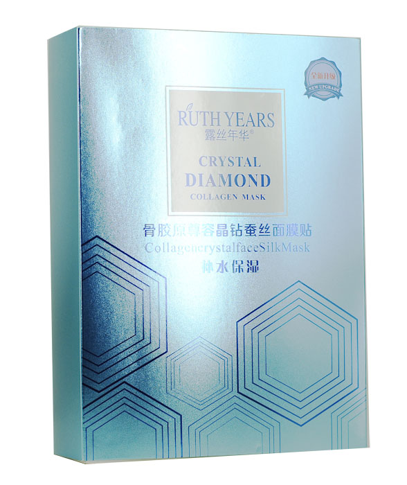 露丝年华骨胶原尊荣晶钻蚕丝面膜贴补水保湿10片装滋润去干燥面膜