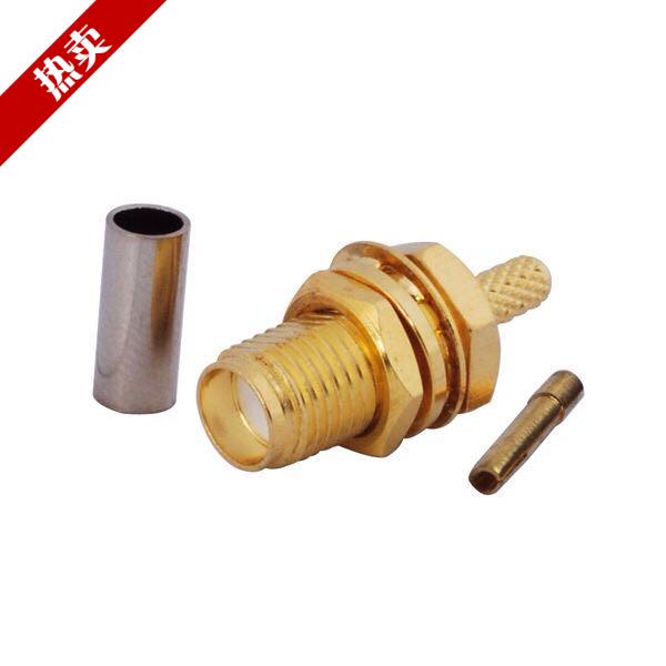 SMA-KY1 5 Outer screw inner hole to connect RG316 RG174 cable