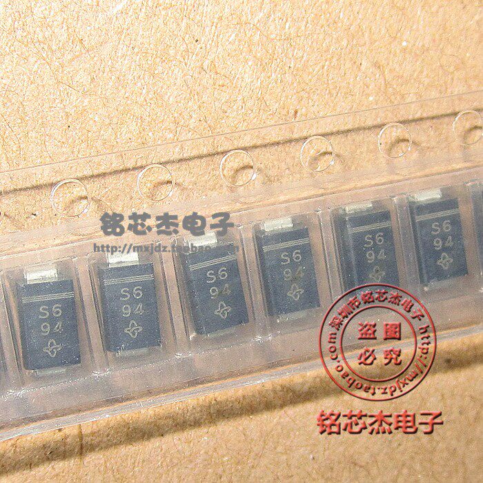 SS16 SMD Schottky Diode SS16-E3 61T SMD Diode S6 Schottky 1A60V