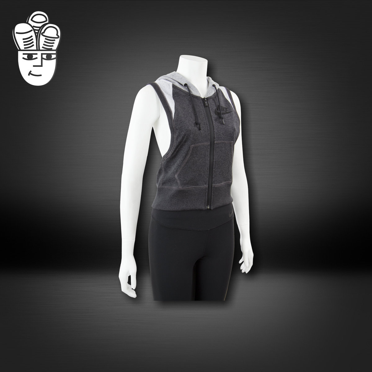 Nike District 72 Full-Zip Vest 耐克女子拉链连帽背心 时尚舒适