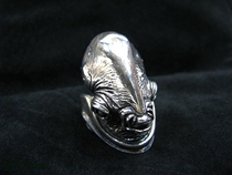 Genuine authorized Japanese JAP workshop Star Wars Star Wars Admiral Ackbar sterling silver ring