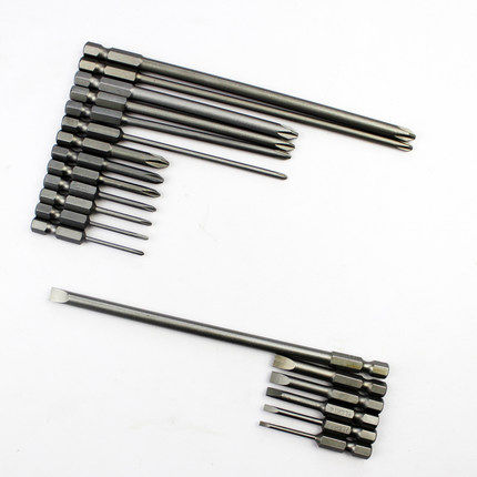 1 4 single head 50MM-150mm cross pneumatic screwdriver head pneumatic screwdriver mouth pneumatic batch Tsui word screwdriver head electric screwdriver head