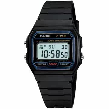 台湾官网直邮进口CASIO 复古潮流魅力电子表(蓝框)