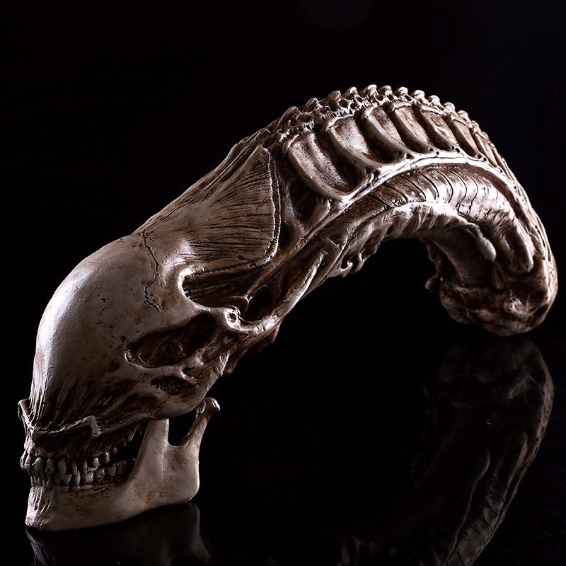 Profiled Skull Model 70cm Large Creative Decoration Home Swing Art Upgrade Resin Film & TV Craft Gift Hem Accessories