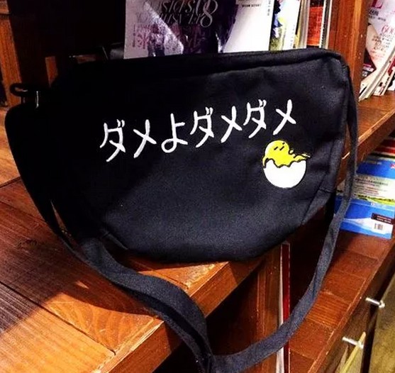 Street shooting ins solid color student schoolbag shopping bag Japan Harajuku style all-match canvas dumpling bag soft girl messenger bag