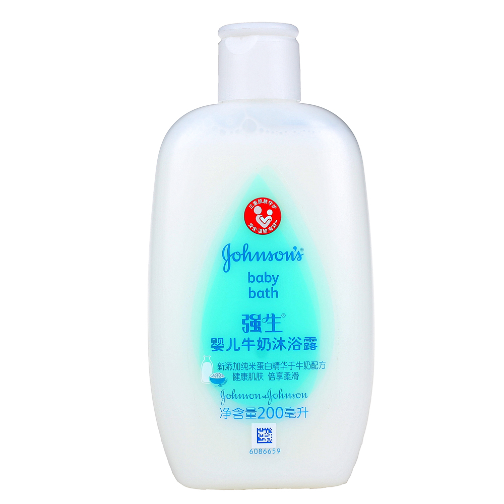 强生婴儿牛奶沐浴露200ml 沐浴乳