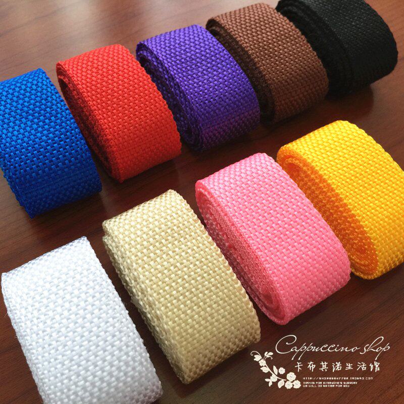2 5cm wide colorful T C blend backpack canvas belt tote bag backpack strap hand woven canvas school bag strap