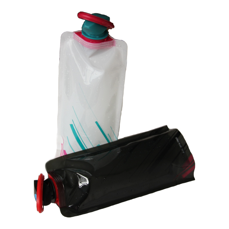 Clamshell direct drinking water bag Environmental protection foldable kettle Sports outdoor water bag 700ml Cycling mountaineering water bag