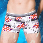 Quần lót nam Boxers Quần nam Modal Cotton Four Corners Cartoon Tide Young Boys Đồ lót mùa hè