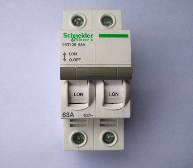 Schneider isolation switch brake knife switch IINT 2P 63A Home Total open A9S68263