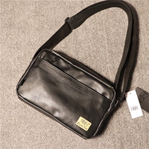 Simple mens bag Threebox fashion shoulder bag travel small leather bag casual cross messenger bag youth backpack tide