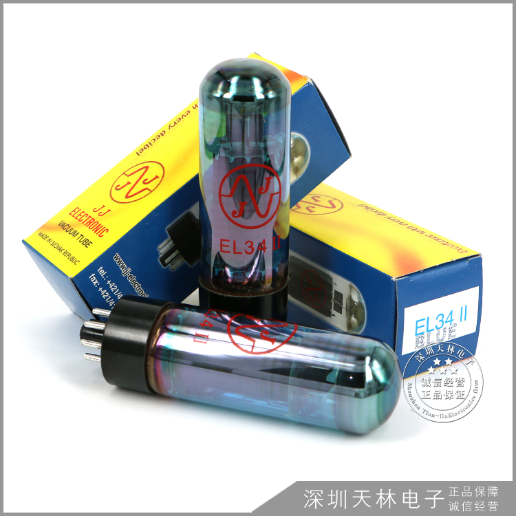 January, 2019 New to stock Czech upgraded version JJ EL34 2nd generation vacuum tube straight generation EL34 6P3P 