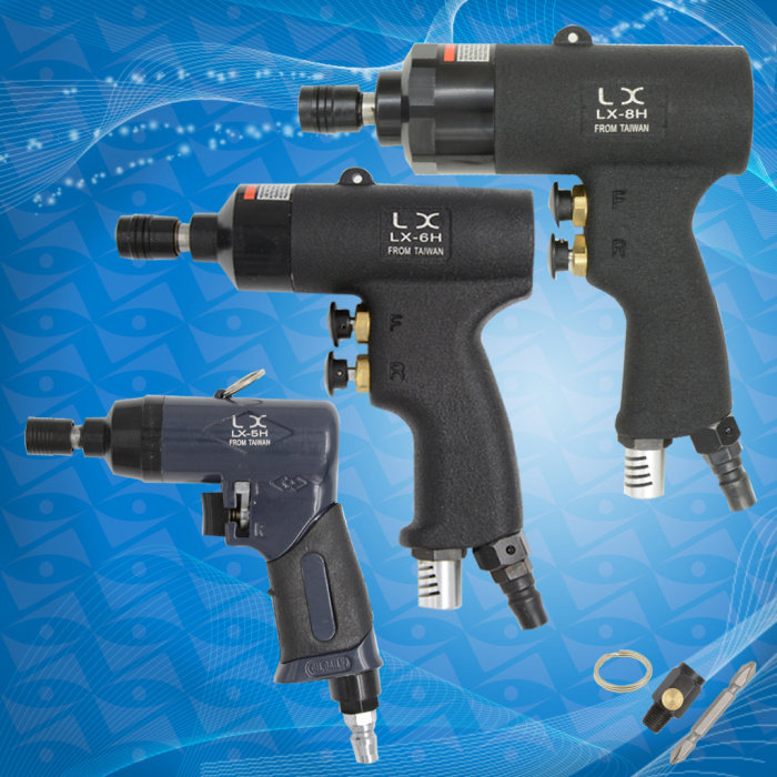 Taiwan Seiko 5H 6H 8H Industrial Grade Pistol Type Air Batch Pneumatic Screwdriver Screwdriver Air Batch