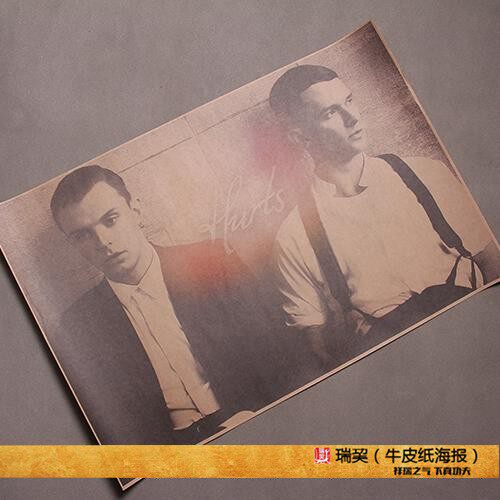 Hurt Band Posters Hürts British Electronic Pop Music Composition Poster, European and American rock stars