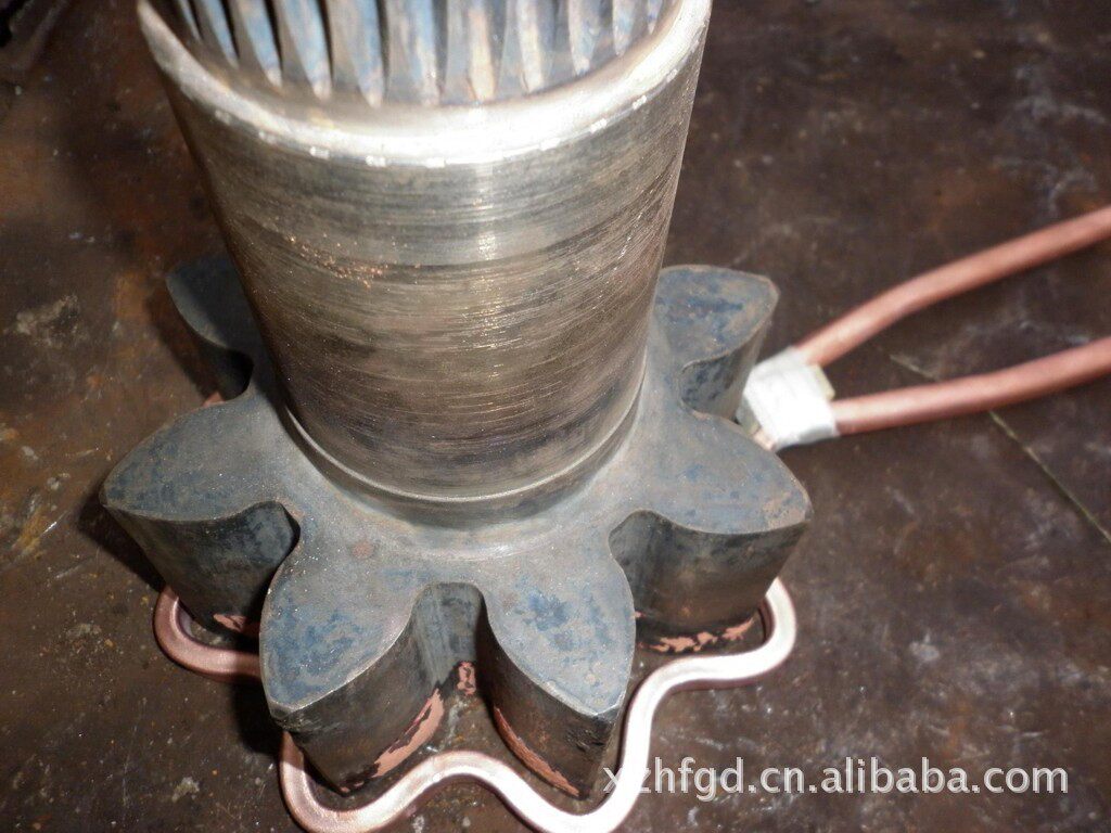 Sensor induction coil to do machining making sensor induction heating coil