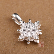 S925 sterling silver counter Silver clip Falun King Kong Star Moon Bodhi Buddha beads Tibetan DIY accessories accessories boutique