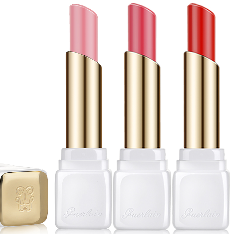 Guerlain/娇兰亲亲口红 滋润护唇膏 白管圣诞限量 玫瑰保湿 2.8g