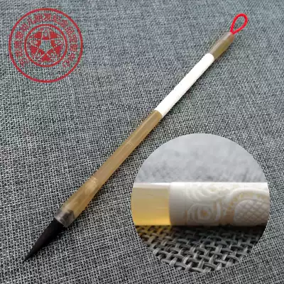 Fetal brush production Wenchang pen Horn bone infant collection Baby fetal hair souvenir gift collection