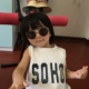 Kính râm tròn retro hộp nhỏ kính râm trẻ em nữ thủy tinh cổ điển 2017 kính nam và nữ Hoàng tử gương kính cận thị