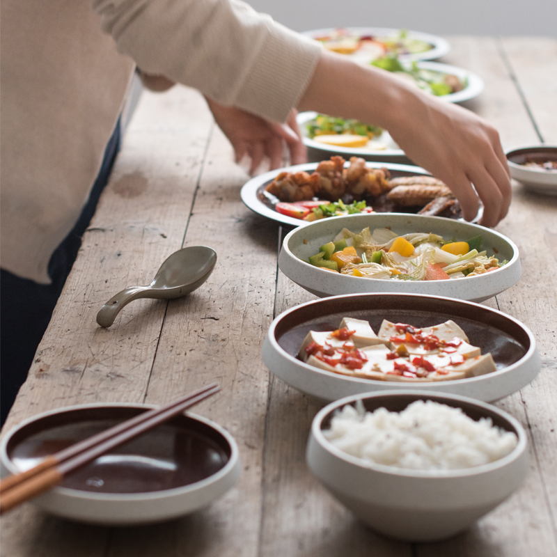 Unknown impression Japanese ceramic bowl more creative household jobs hat to bowl of tableware Korean move bowl of restoring ancient ways