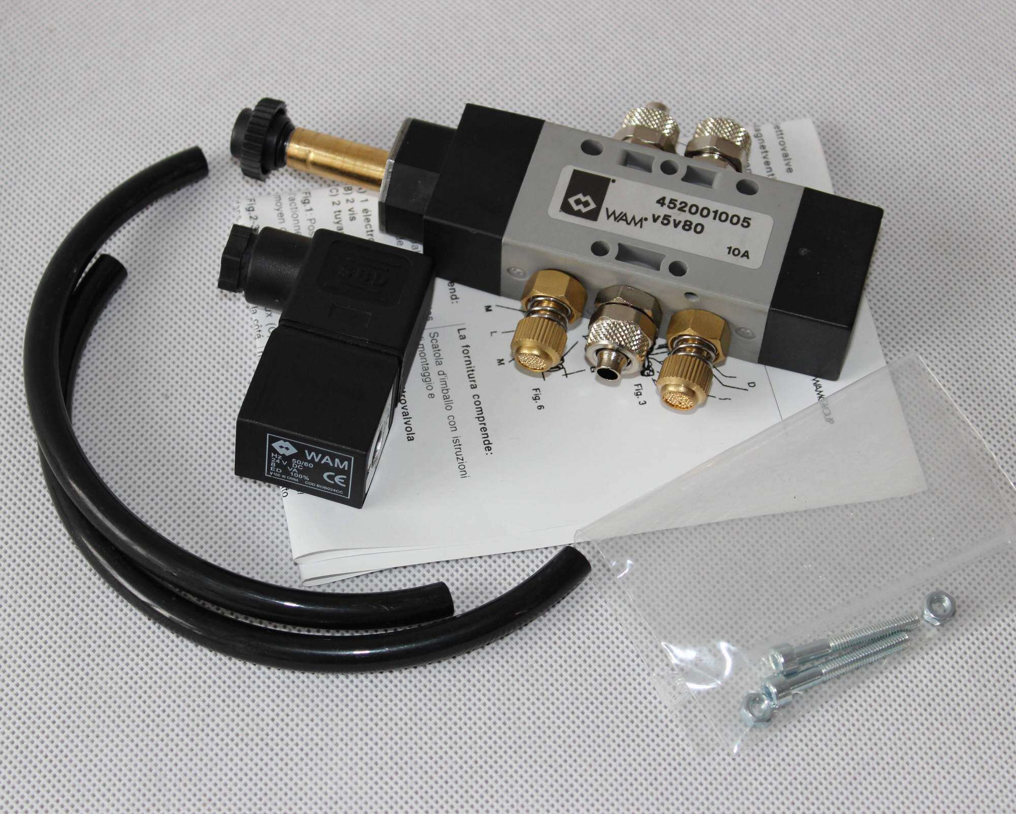 WAM V5V80 solenoid valve 452001005 Special pneumatic solenoid valve for mixing station(including coil)WAM V5V80 solenoid valve 452001005 special pneumatic solenoid valve for mixing station (including coil) WAM