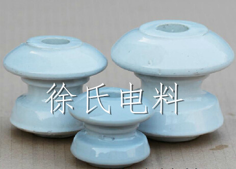 Power accessories: Butterfly-shaped low-voltage overhead line pull wire porcelain bottle, low-voltage butterfly insulator ED-4 butterfly-shaped porcelain bottle
