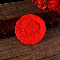 Red tape Red rope wedding wedding celebration wedding bride newborn pure cotton red tape red rope tied for dowry