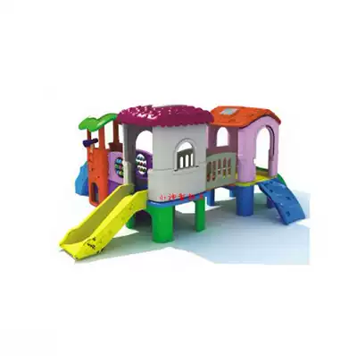 New product direct sale happy combination Park two blow molding slide drill hole climbing frame parent-child Park park amusement facilities