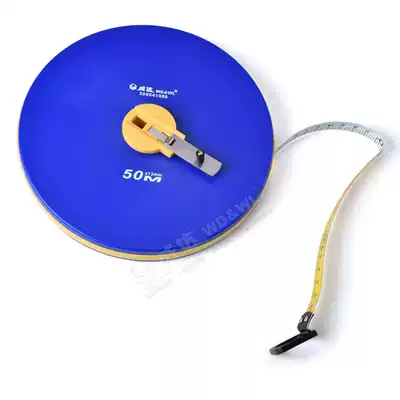 Weida plastic shell fiber tape measure tape box ruler disc power tool factory direct sales