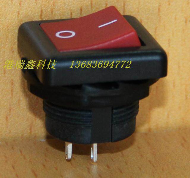 Power switch R13-136A R imported new SCI rocker red single-way circular rocker switch new product
