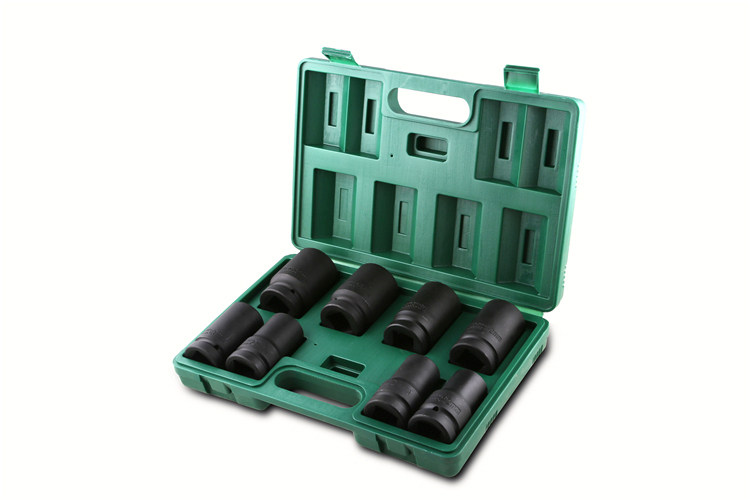 Hanbang 8 Pieces Sets Of Wind Gowns Sleeve Head Set Pneumatic Wrench Tire Sleeves Hexagon Pneumatic Wrench Thickened Spot Price