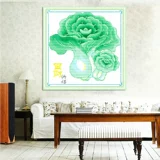 Bai Cai Nafu Cabbage Print Line Line Line Вышитая вышиваемая вышивка простая вышивка маленькая окрашенная китайская учебная комната Дети Дети
