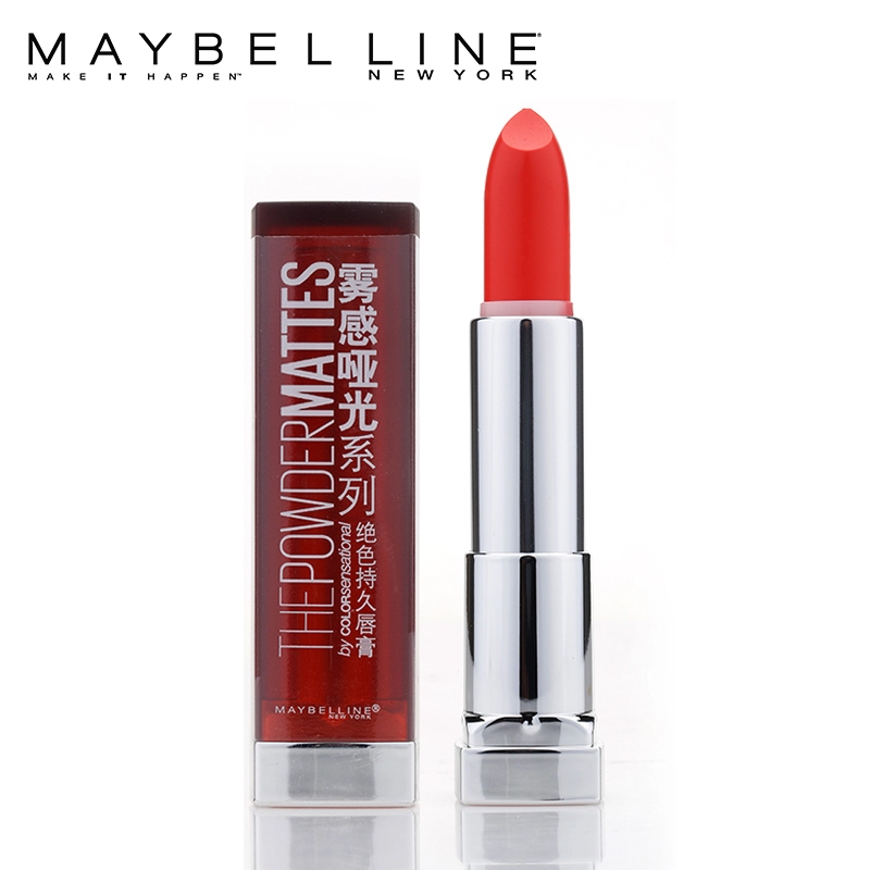Maybelline/美宝莲绝色持久唇膏雾感哑光系列 新色号持久保湿滋润
