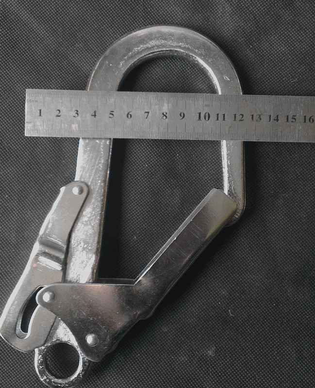 High-altitude work fasteners forged large hook_big hook for seat belt_big opening hook_hook steel pipe hook