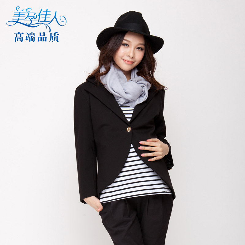 High-grade fabrics Fashion maternity suit Maternity autumn coat Korean version New maternity top 1630
