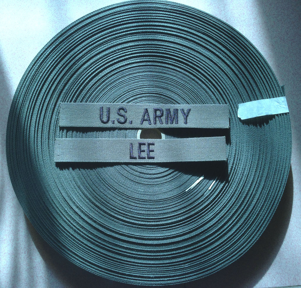 U S ARMY USMC BDU M65 Public Original OD Color Name Strip Customized