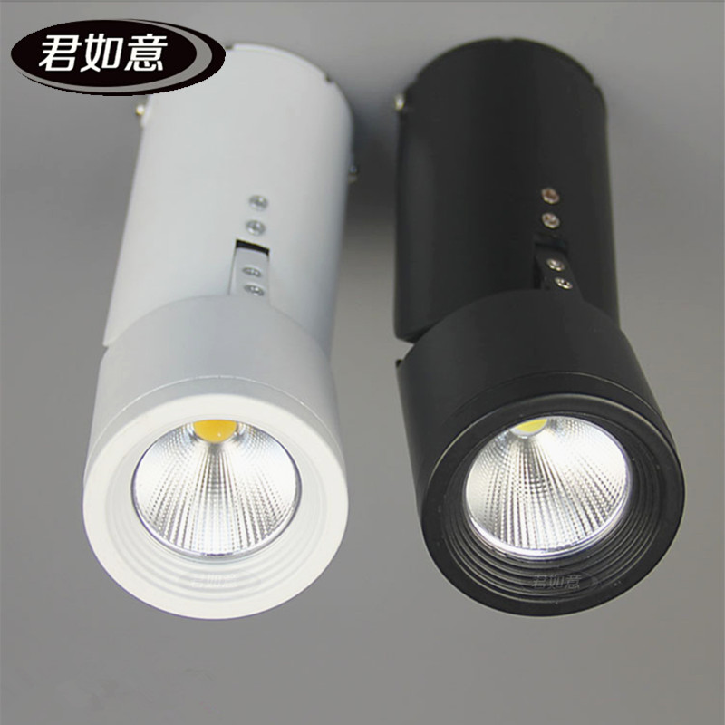 COB clear fit suction top spot light (no need to track) 5W7W10W seat style living-room background wall clothing shop light full set